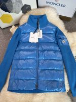 Replica Moncler 23FW Solid Color Glossy Zipper Down Jacket for Women 4 Colors