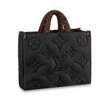 Replica Louis Vuitton Onthego GM Black or Beige or Khaki Green