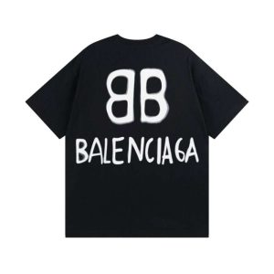 Replica Balenciaga New Crew Neck T-shirts For Unisex#HTS95