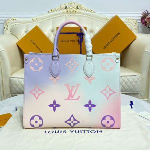 Replica Louis Vuitton Onthego MM Sunrise Pastel