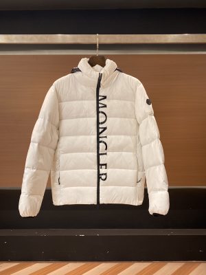 Replica Moncler – logo-print puffer jacket – men – Polyamide/Polyamide/Feather Down