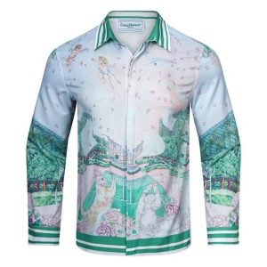 Replica Casablance New Print Long Sleeve Shirts For Men#BC018