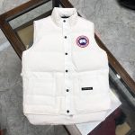 Replica Canada Goose Down Jacket Garson Vest in White