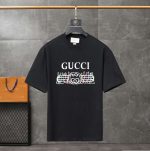 Replica Gucci New Crew Neck T-shirts For Women andMen#HT075