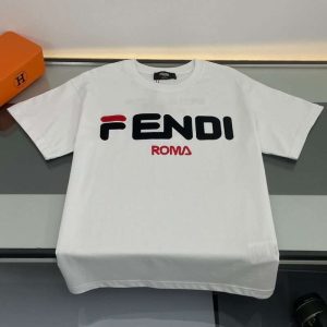 Replica Fendi New T-Shirts Crew Neck For Unisex#HTS383