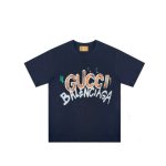 Replica Gucci x Balenciga New Crew Neck T-shirts For Unisex#HTS209