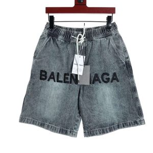 Replica Balenciaga Street Style Jeans Short Jeans For Unisex#NTS137