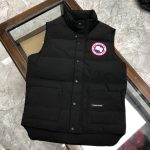 Replica Canada Goose Down Jacket Garson Vest in Black