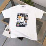 Replica Bape New Crew Neck T-shirts For Unisex#HTS138