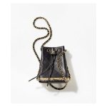 Replica Chanel Small Bucket with Chain in Lambskin