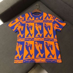 Replica Louis Vuitton JAZZ FLYERS Short Sleeve Knit Tee#LVT002