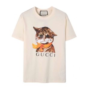 Replica GUCCI Cute Cat New T-shirts For Women#HTS169