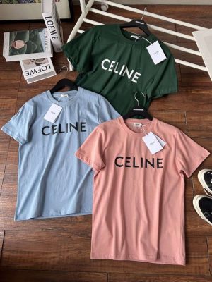 Replica Celine New T-Shirts Crew Neck For Women#HTS284