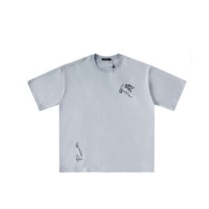 Replica Louis Vuitton New Crew Neck T-shirts For Unisex #HTS75
