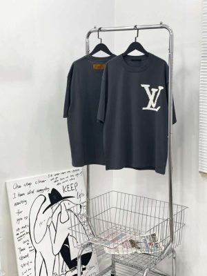 Replica LV 2023SS New Crew Neck T-shirts For Unisex #HT082