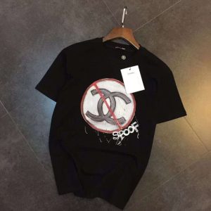 Replica Chanel New Crew Neck T-shirts For Unisex#HTS113