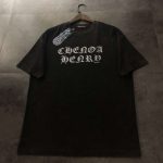 Replica Chrome Hearts New Crew Neck T-shirts For Unisex Black #NTS102