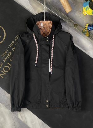 Replica Gucci BLACK Reversible jacket