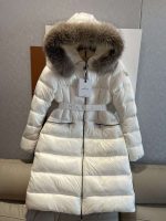 Replica Moncler 23FW New Hooded Waist-Defined Down Jackets with Waist Belt 3 Colors