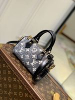 Replica Louis Vuitton Nano Speedy Monogram Eclipse Bag M82242