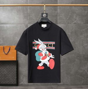 Replica Gucci New Crew Neck T-shirts Rabbit For Unisex #HTS71