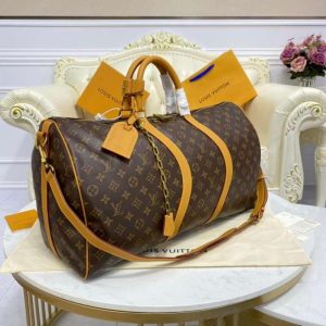 Replica Louis Vuitton Monogram Canvas Keepall Bandouliere 50