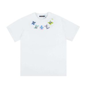 Replica Louis Vuitton New Crew Neck T-shirts For Unisex#NTS033