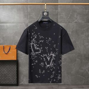 Replica Louis Vuitton New Crew Neck T-shirts For Unisex #HTS68