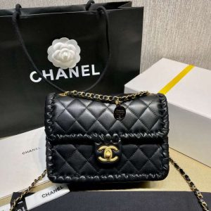 Replica Chanel Caviar Quilted Wallet On Chain Woc Gold Hardware