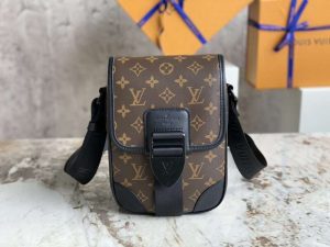 Replica LV New Archy Messenger PM Monogram Macassar Bags M46442 #ALVB039