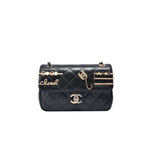 Replica Chanel Pearls Charms Mini Flap Bag AS2978