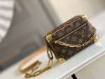 Replica Louis Vuitton Mini Soft Trunk Monogram Eclipse Bag M68906