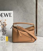 Replica LOEWE Puzzle Brown Bags#LWB004