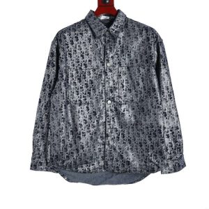Replica Dior Monogram New Demin Jackets For Unisex Streetwear #NTS141