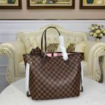 Replica Louis Vuitton Damier Ebene Neverfull MM Pink