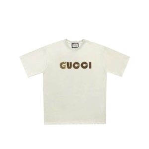 Replica Gucci New Crew Neck T-shirts For Unisex#HTS1135