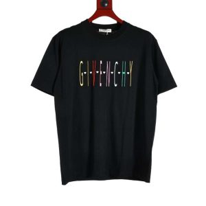 Replica Givenchy New Crew Neck T-shirts For Unisex Black and Grey#NTS127
