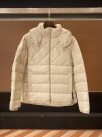 Replica Moncler Men’s Cecaud Hooded Jacket – Ivory/Cream