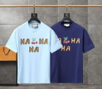 Replica Gucci “HA HA HA” Series Crew Neck T-shirts For Unisex#HTS87