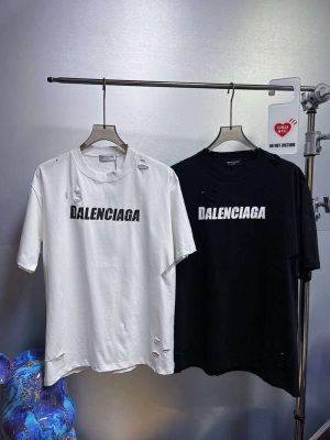 Replica Balenciaga New T-Shirts Crew Neck For Unisex#HTS224