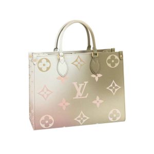 Replica Louis Vuitton Onthego MM Sunset Kaki