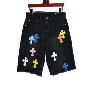 Replica Chrome Hearts  Street Style Jeans Short For Unisex#NTS105