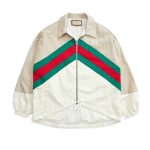 Replica Gucci Technical Nylon Jacket in White