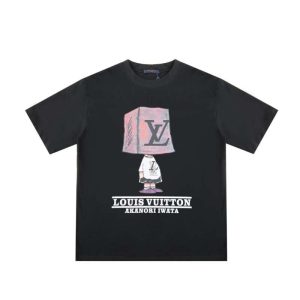 Replica Louis Vuitton New Crew Neck T-shirts For Unisex#HTS106