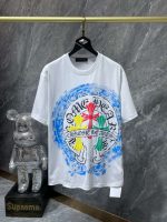 Replica Chrome Hearts 23SS T-Shirts Colorful Rhinestone Tee#CHT003