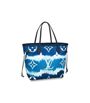 Replica Louis Vuitton LV Escale Neverfull MM Blue