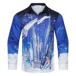 Replica Casablance New Print Long Sleeve Shirts For Men#BC008