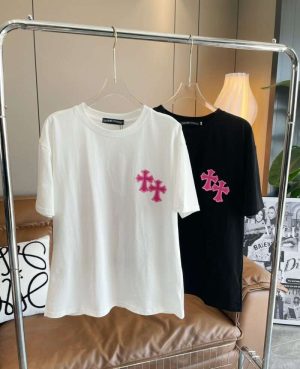 Replica Chrome Hearts New Crew Neck T-shirts For Unisex#HTS100