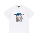 Replica Balenciaga New Crew Neck T-shirts For Unisex#NTS046